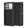 Калъф тип тефтер за Xiaomi Poco F8 Pro - Techsuit Leather Folio - Черен