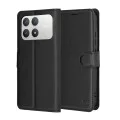 Калъф тип тефтер за Xiaomi Poco F8 Pro - Techsuit Leather Folio - Черен