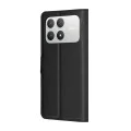 Калъф тип тефтер за Xiaomi Poco F8 Pro - Techsuit Leather Folio - Черен