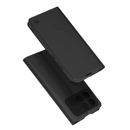 Калъф тип тефтер за Xiaomi Poco F8 Pro - Techsuit Magskin Book - Черен