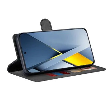 Калъф тип тефтер за Xiaomi Poco F8 Ultra - Techsuit Diary Book - Черен