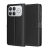 Калъф тип тефтер за Xiaomi Poco F8 Ultra - Techsuit Leather Folio - Черен