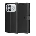 Калъф тип тефтер за Xiaomi Poco F8 Ultra - Techsuit Leather Folio - Черен