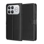 Калъф тип тефтер за Xiaomi Poco F8 Ultra - Techsuit Leather Folio - Черен