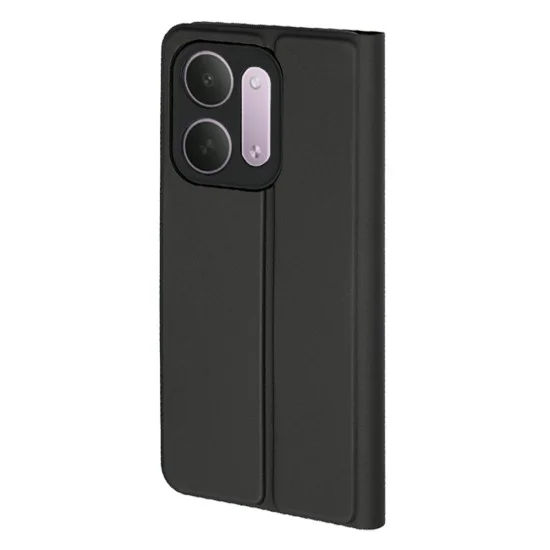 Калъф тип тефтер за Xiaomi Redmi 17C 5G Magskin Book - Techsuit - Черен