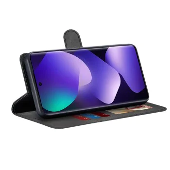 Калъф тип тефтер за Xiaomi Redmi Note 15 / Poco M8 5G - Techsuit Diary Book - Черен