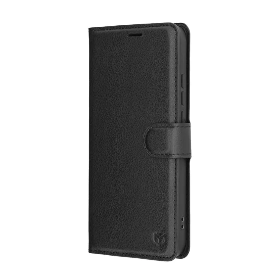 Калъф тип тефтер за Xiaomi Redmi Note 15 Pro 5G - Techsuit Leather Folio - Черен