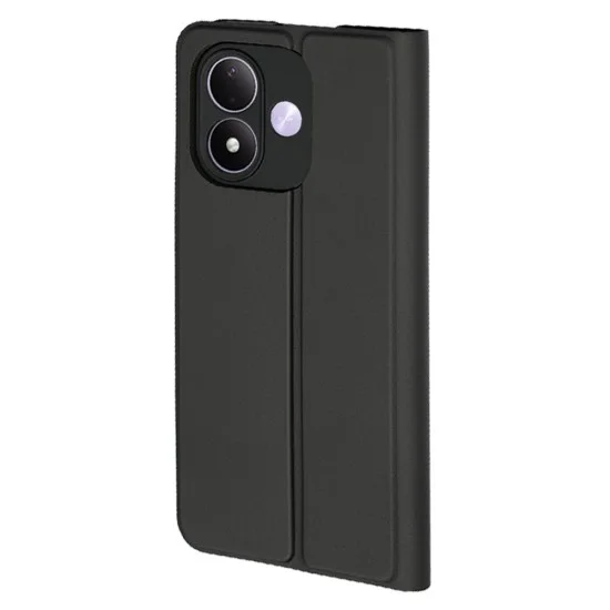 Калъф тип тефтер за Xiaomi Redmi Note 17 4G / Redmi Note 17 5G Magskin Book - Techsuit - Черен