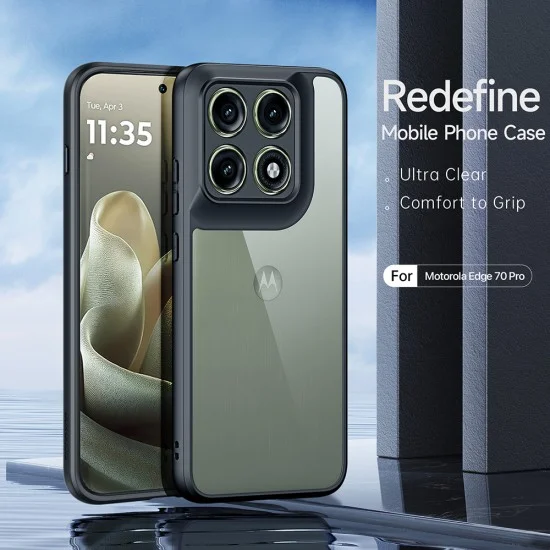 Калъф Dux Ducis Aimo Series - Motorola Edge 70 Pro - Черен
