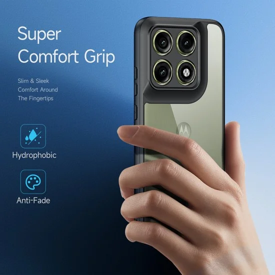Калъф Dux Ducis Aimo Series - Motorola Edge 70 Pro - Черен