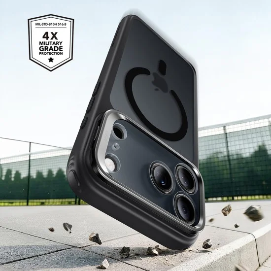 Калъф ESR Classic Hybrid HaloLock Kickstand - iPhone 18 Pro Max / iPhone 17 Pro Max - Матово черен