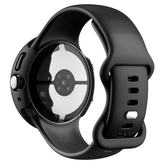 Калъф за Google Pixel Watch 4 41mm / Watch 5 41mm Thin Fit 360 (ACS11750) - Spigen - Черен