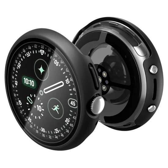 Калъф за Google Pixel Watch 4 41mm / Watch 5 41mm Thin Fit 360 (ACS11750) - Spigen - Черен