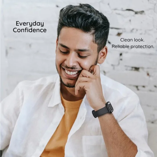 Калъф за Google Pixel Watch 4 41mm / Watch 5 41mm Thin Fit 360 (ACS11750) - Spigen - Черен