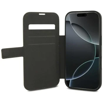 Калъф Guess - Book 4G Metal Logo (GUBKP18L4GMGPI) - iPhone 18 Pro / iPhone 17 Pro - Розов