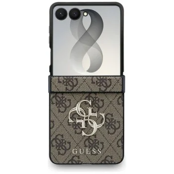 Калъф Guess Hardcase 4G Big Logo (GUHCZF84GMGBR) - Samsung Galaxy Z Flip8 - Кафяв
