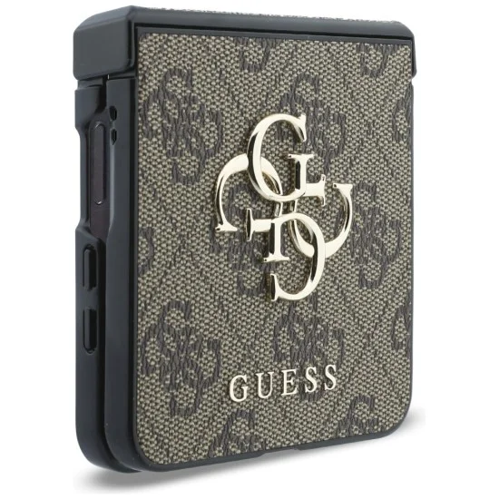 Калъф Guess Hardcase 4G Big Logo (GUHCZF84GMGBR) - Samsung Galaxy Z Flip8 - Кафяв