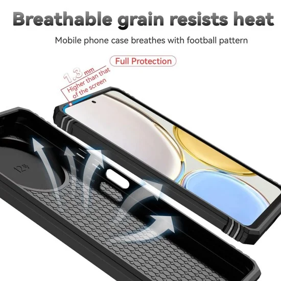 Калъф за Honor Magic8 Lite - Techsuit CamShield Series - Черен