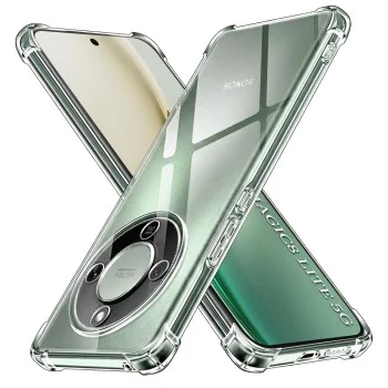 Калъф за Honor Magic8 Lite - Techsuit Shockproof Clear Silicone - Прозрачен