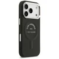 Калъф Karl Lagerfeld HC MagSafe Leather EMB. Ring with Karl RSG Logo (KLHMP18LPSKRSGEK) - iPhone 18 Pro / iPhone 17 Pro - Черен