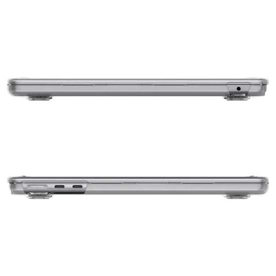 Калъф за MacBook Air 13 (2022 / 2024 / 2025 / 2026) - Thin Fit - Spigen - Прозрачен (Crystal Clear)