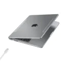 Калъф за MacBook Air 13 (2022 / 2024 / 2025 / 2026) - Thin Fit - Spigen - Прозрачен (Crystal Clear)