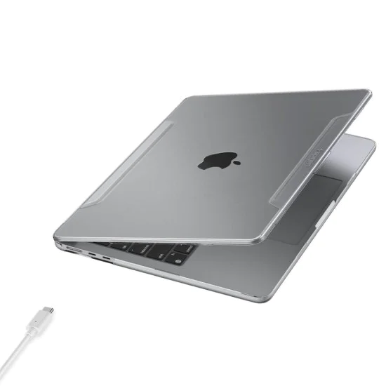 Калъф за MacBook Air 13 (2022 / 2024 / 2025 / 2026) - Thin Fit - Spigen - Прозрачен (Crystal Clear)