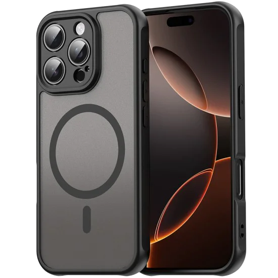 Калъф за Oppo A6 Pro 4G / A6 Pro 5G - HaloFrost II MagSafe - Techsuit - Черен