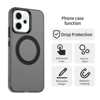 Калъф за Oppo Reno16 F / Reno16 FS - CandyCase MagSafe - Techsuit - Черен