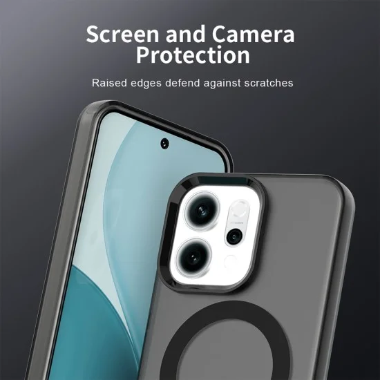 Калъф за Oppo Reno16 F / Reno16 FS - CandyCase MagSafe - Techsuit - Черен