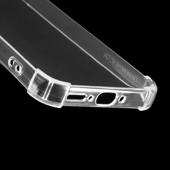 Калъф за Oppo Reno16 - Shockproof Clear Silicone - Techsuit - Прозрачен