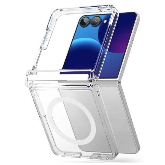Калъф Ringke Fusion Flap Magnetic - Samsung Galaxy Z Flip8 - Прозрачен