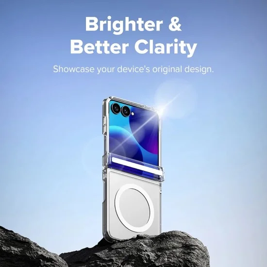 Калъф Ringke Fusion Flap Magnetic - Samsung Galaxy Z Flip8 - Прозрачен