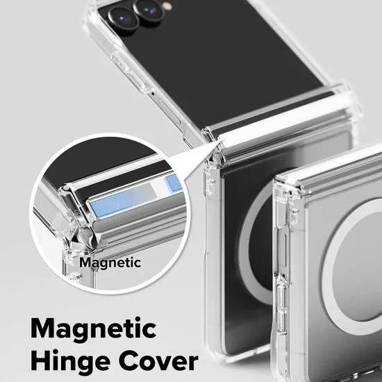 Калъф Ringke Fusion Flap Magnetic - Samsung Galaxy Z Flip8 - Прозрачен