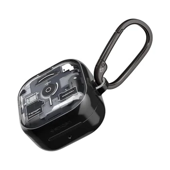 Калъф за Samsung Galaxy Buds 4 / Buds 4 Pro - Ultra Hybrid - Spigen - Черен