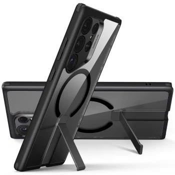 Калъф за Samsung Galaxy S24 Ultra - ESR Boost Flickstand HaloLock - Clear Black