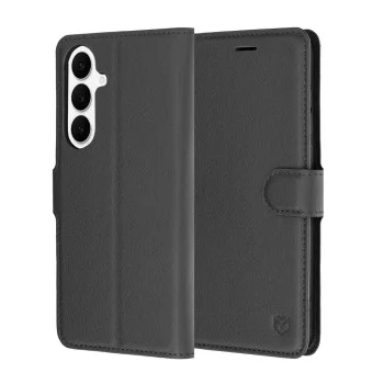 Калъф за Samsung Galaxy S26 FE / S25 FE - Leather Folio - Techsuit - Черен