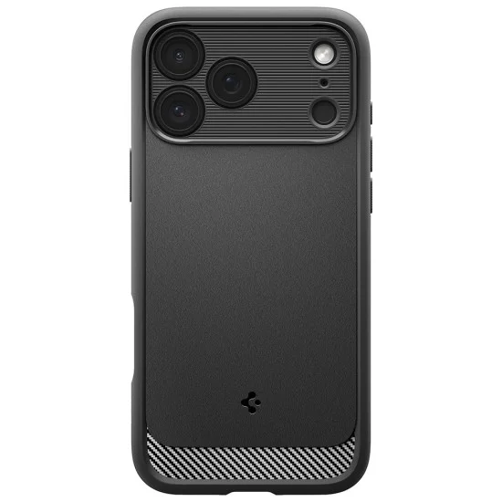 Калъф Spigen - Rugged Armor MagSafe (ACS12147) - iPhone 18 Pro / iPhone 17 Pro - Черен