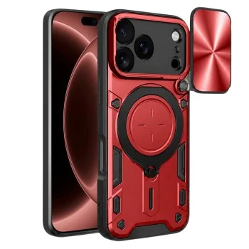 Калъф Techsuit CamGuard Pro - iPhone 18 Pro Max / iPhone 17 Pro Max - Червен