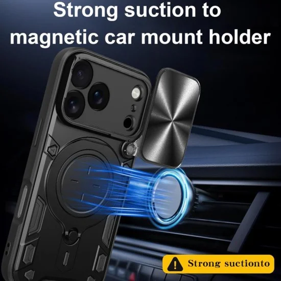Калъф Techsuit CamGuard Pro - iPhone 18 Pro Max / iPhone 17 Pro Max - Червен