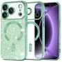 Калъф Techsuit Luxury Glitter MagSafe - iPhone 18 Pro / iPhone 17 Pro - Зелен