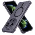 Калъф Techsuit Shockproof Clear Silicone MagSafe - Xiaomi 17 Ultra - Сив