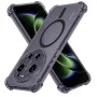 Калъф Techsuit Shockproof Clear Silicone MagSafe - Xiaomi 17 Ultra - Сив