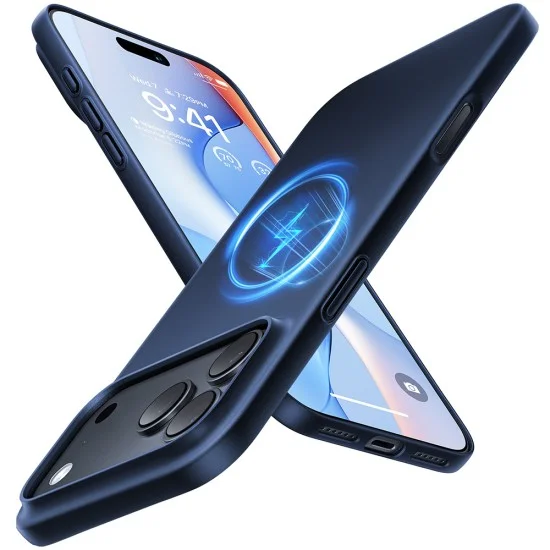 Калъф Torras - OriginFit-Mag Series - iPhone 18 Pro Max / iPhone 17 Pro Max - Тъмносин