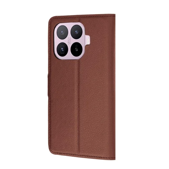 Калъф за Xiaomi 17T - Leather Folio - Techsuit - Кафяв