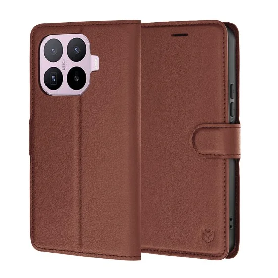 Калъф за Xiaomi 17T - Leather Folio - Techsuit - Кафяв