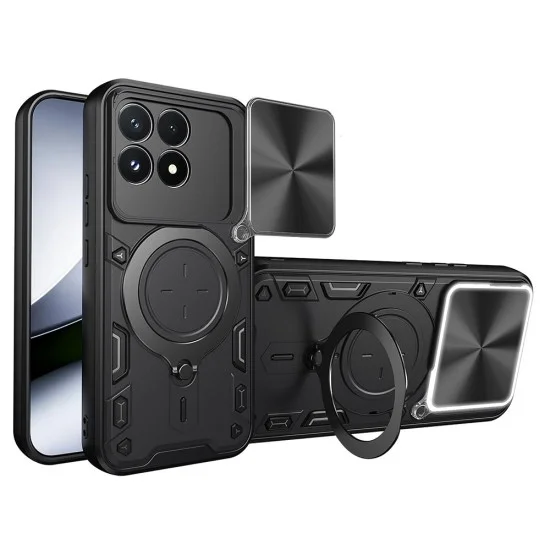Калъф за Xiaomi Poco F9 Pro - CamGuard Pro - Techsuit - Черен