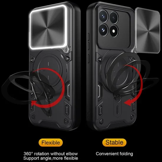 Калъф за Xiaomi Poco F9 Pro - CamGuard Pro - Techsuit - Черен