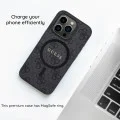 Калъф за iPhone 17 Pro - 4G Embossed Ring Classic Logo MagSafe (GUHMP18LP4MSEGP) - Guess - Розов