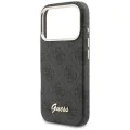 Калъф за iPhone 17 Pro Max - 4G Script MagSafe - Guess - Черен
